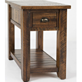 Artisan's Craft Chair Side End Table in Dakota Oak